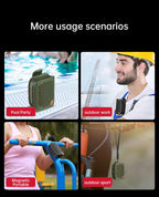 Monster M3 Magnetic Clip-On Mini BT V5.4 Portable Outdoor Sport Wearable Wireless Bluetooth Speakers With Bass Mic