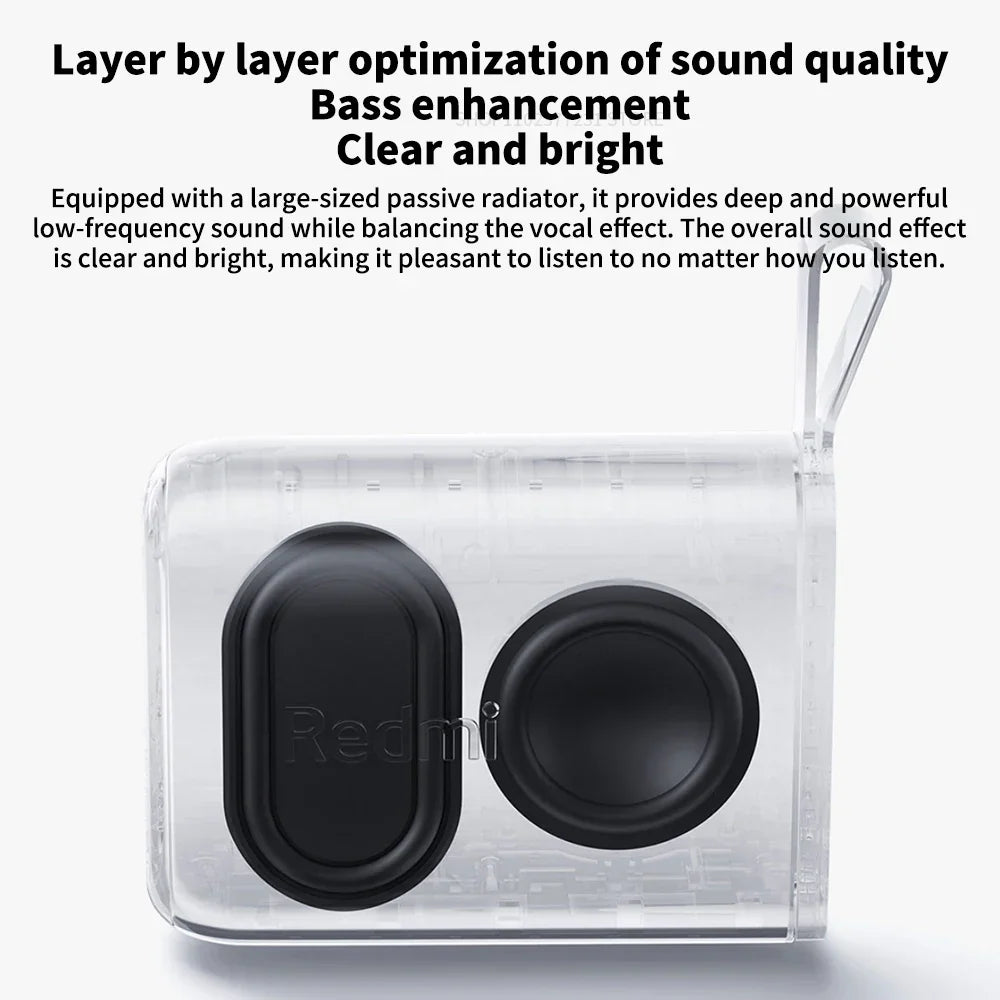 Redmi Portable Bluetooth Speaker Outdoor IP67 Stereo Powerful Sound  Box BT5.3 RGB Dual Pairing TWS Connectivity Colorful -CN