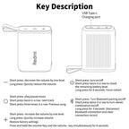 Redmi Portable Bluetooth Speaker Outdoor IP67 Stereo Powerful Sound  Box BT5.3 RGB Dual Pairing TWS Connectivity Colorful -CN