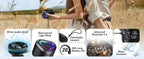 Bluetooth Speaker, 2026 Portable Wireless Speakers with Led Light, Bluetooth 5.4, 24H Playtime, Enhanced Bass, IPX7 Waterproof