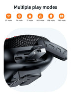 HOCO HC35 Outdoor Riding Bluetooth 5.4 Speaker Wireless Mini Audio Music Player Supports Bluetooth Playback FM TF Card USB Flash