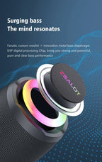 Zealot-S49 10W Portable Bluetooth Speaker Stereo Sound IPX7 Waterproof Wireless Bluetooth 5.2 Excellent Bass Performance