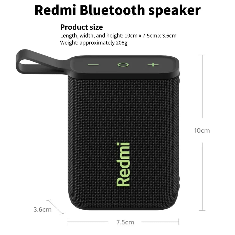 Redmi Portable Bluetooth Speaker Outdoor IP67 Stereo Powerful Sound  Box BT5.3 RGB Dual Pairing TWS Connectivity Colorful -CN