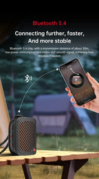 Monster M3 Magnetic Clip-On Mini BT V5.4 Portable Outdoor Sport Wearable Wireless Bluetooth Speakers With Bass Mic
