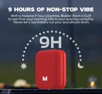 Monster M17 Mini Bluetooth 5.4 Speaker Portable Wireless Loudspeaker Magnetic Clip Design HIFI Bass Stereo Outdoor Travel